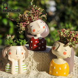 Cute Girl flower pot