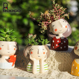 Cute Girl flower pot