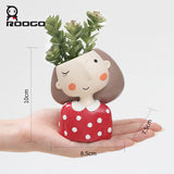 Cute Girl flower pot