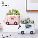 Camping Truck animal shape flower planter