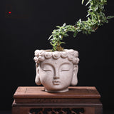 Buddha Head Zen flower pot