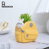 Backpack of Animal flower pot