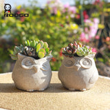 Owl shape flower pot