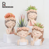 Fairy girl flower pot small size