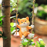 Cute Animal garden pot hanging decor