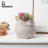 Owl shape flower pot