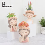 Fairy girl flower pot small size