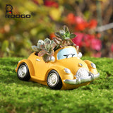 Open Car shape succulent flower pot