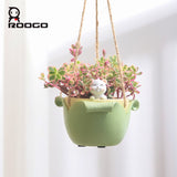 Corn Mango pot hanging flower bonsai