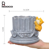 European style Pillar cartoon flower pot