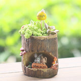 Succulent Pots Animal Family Flower Hedgehog Planter Cute Animal Bonsai Garden Living Room Desk Ornaments Cactus Gifts for Kids