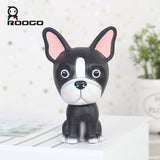 Roogo resin dog vehicle shake head home handicraft