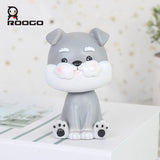 Roogo resin dog vehicle shake head home handicraft