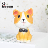 Roogo resin dog vehicle shake head home handicraft