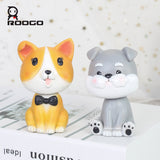 Roogo resin dog vehicle shake head home handicraft