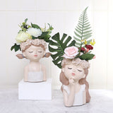 Fairy girl flower pot