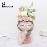 Fairy girl flower pot