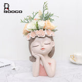 Fairy girl flower pot